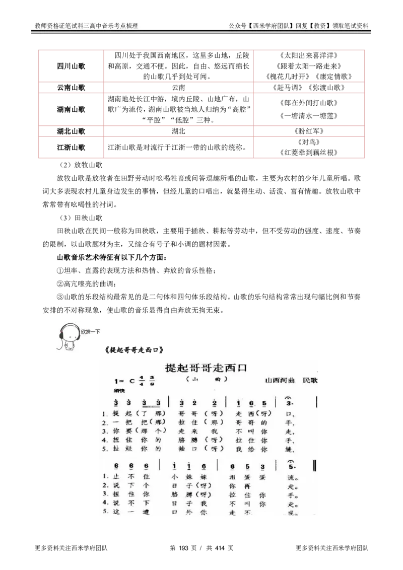 高中音乐-考点梳理1_教资_25下资料合集二_25下最新科三知识点汇编+思维导图-高中_04.音乐_04.考点梳理