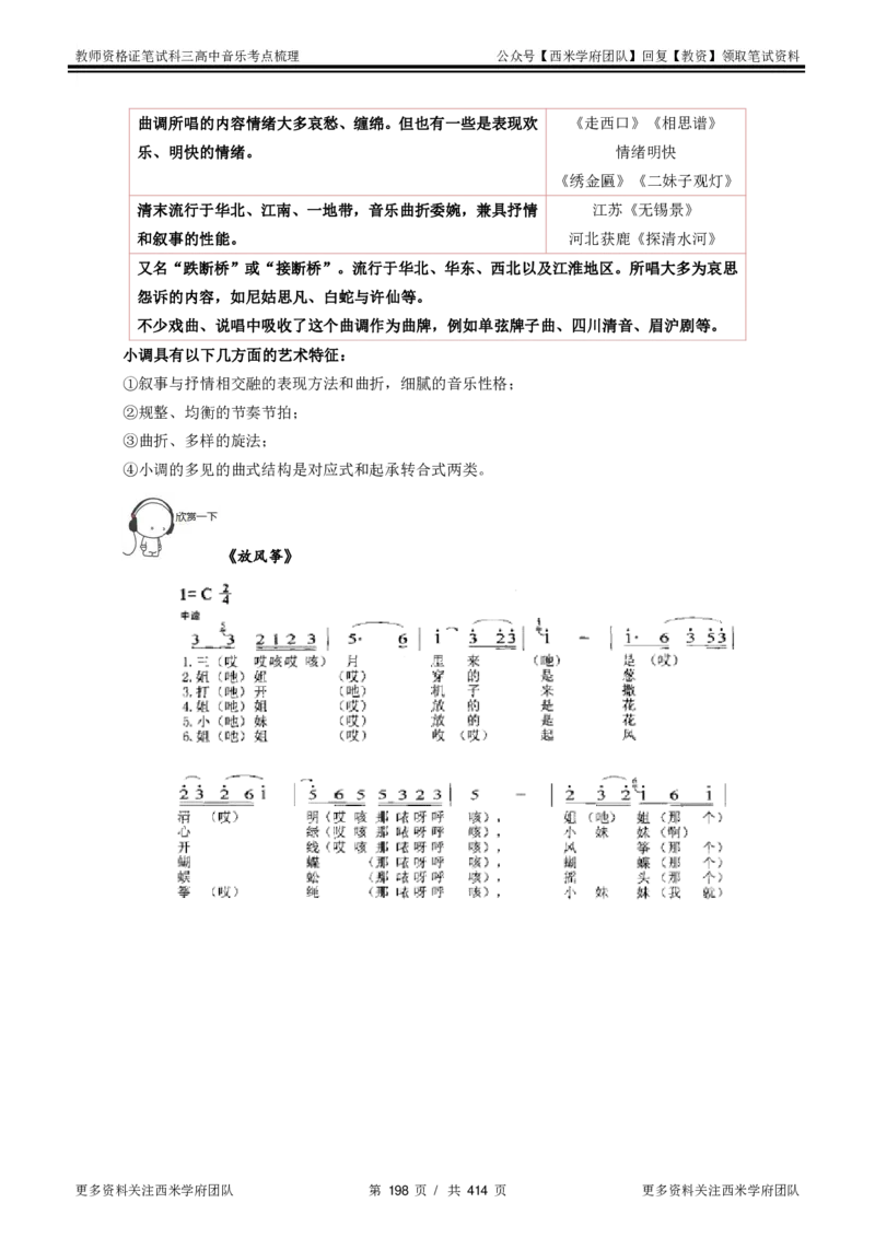 高中音乐-考点梳理1_教资_25下资料合集二_25下最新科三知识点汇编+思维导图-高中_04.音乐_04.考点梳理