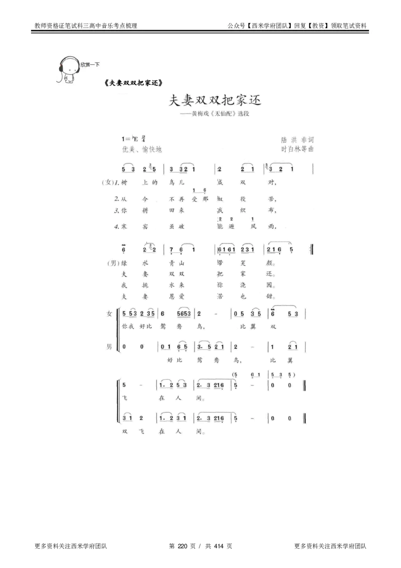 高中音乐-考点梳理1_教资_25下资料合集二_25下最新科三知识点汇编+思维导图-高中_04.音乐_04.考点梳理