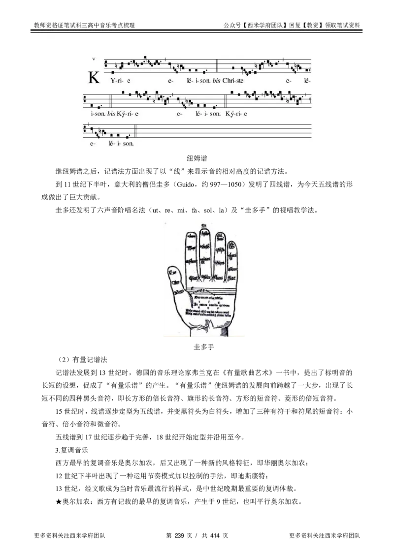 高中音乐-考点梳理1_教资_25下资料合集二_25下最新科三知识点汇编+思维导图-高中_04.音乐_04.考点梳理