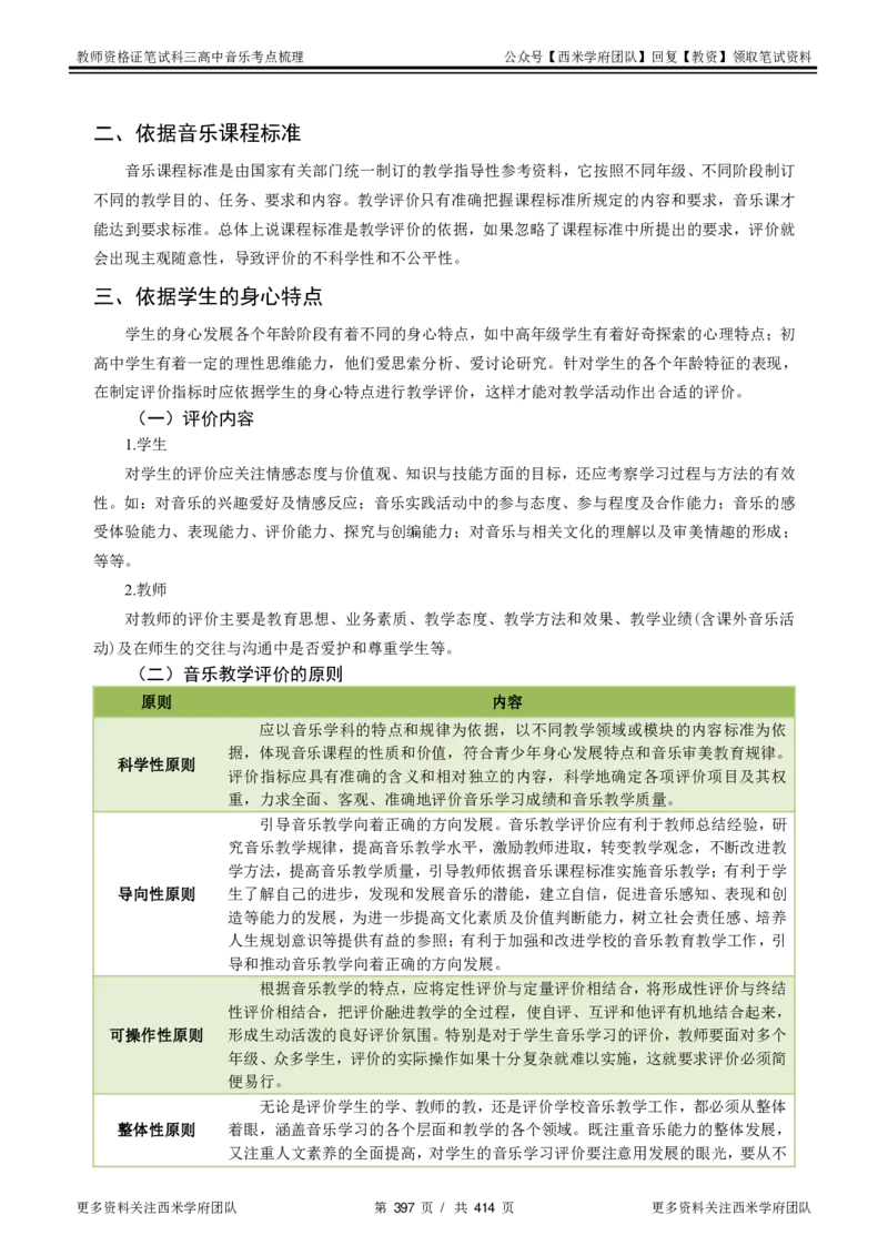 高中音乐-考点梳理1_教资_25下资料合集二_25下最新科三知识点汇编+思维导图-高中_04.音乐_04.考点梳理