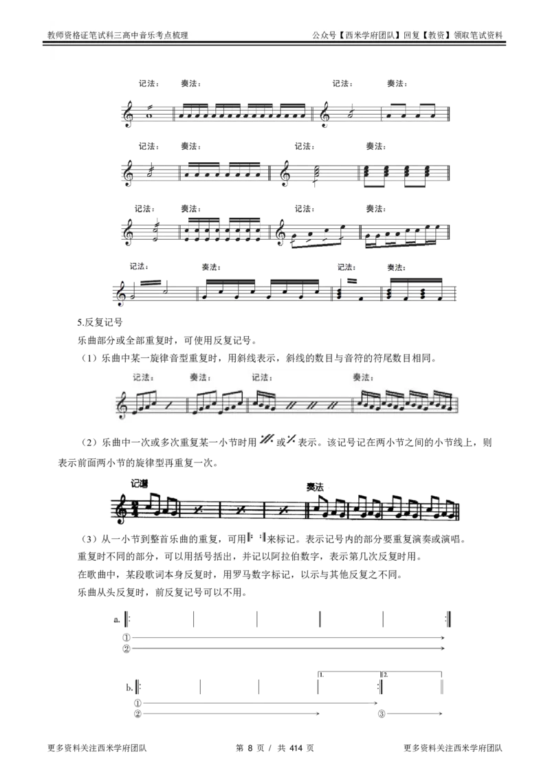 高中音乐-考点梳理1_教资_25下资料合集二_25下最新科三知识点汇编+思维导图-高中_04.音乐_04.考点梳理