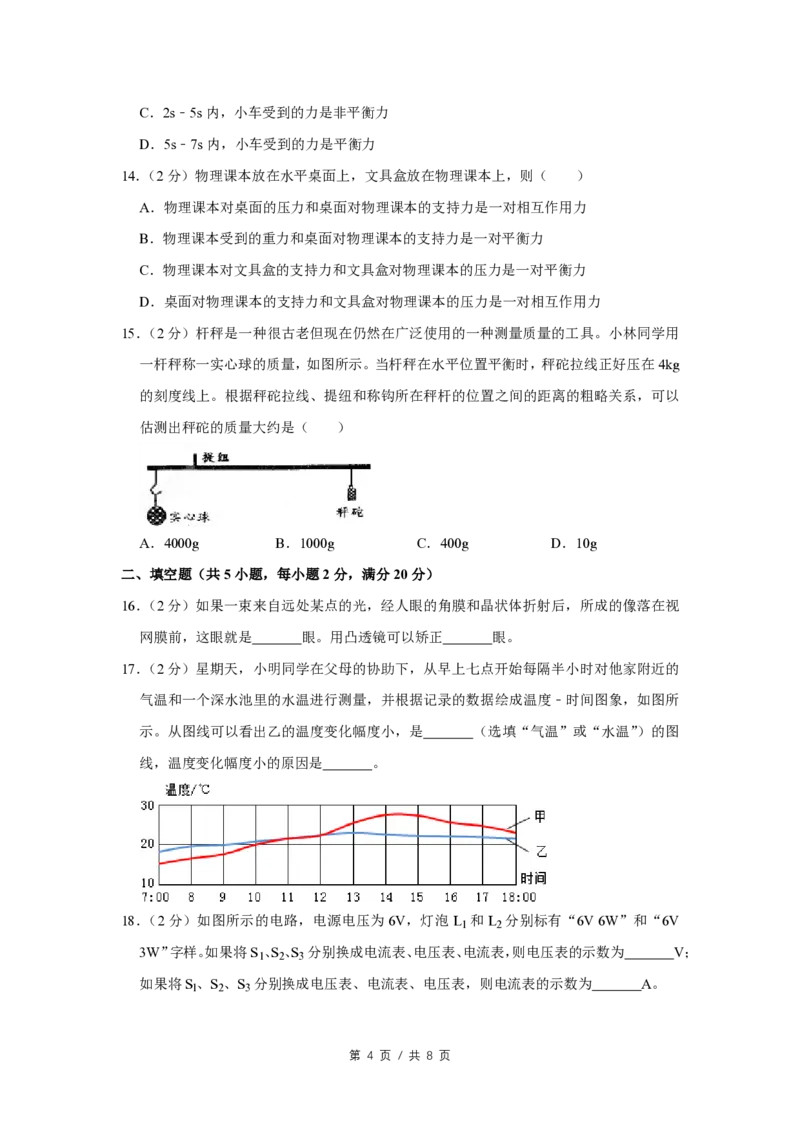 2009年四川省绵阳市中考物理试卷（学生版）_中考真题_4.物理中考真题2015-2024年_地区卷_四川省_绵阳物理07-21_四川省绵阳卷中考物理07-21_PDF四川省绵阳卷中考物理
