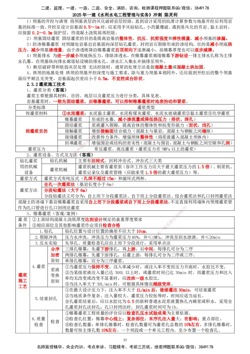 2025年一建水利-冲刺_2026年一级建造师_2026年一建水利_2025年一建水利SVIP_04-冲刺串讲✿考点强化✿小灶集训_19-水利《冲刺串讲班》陈灵利TG_讲义