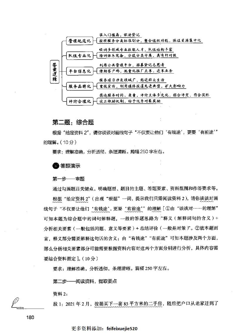 15申论极致模考（国考卷）解析_PDF密码解除_26吉林考备考资料包_11省考刷题包_20国考极致模考