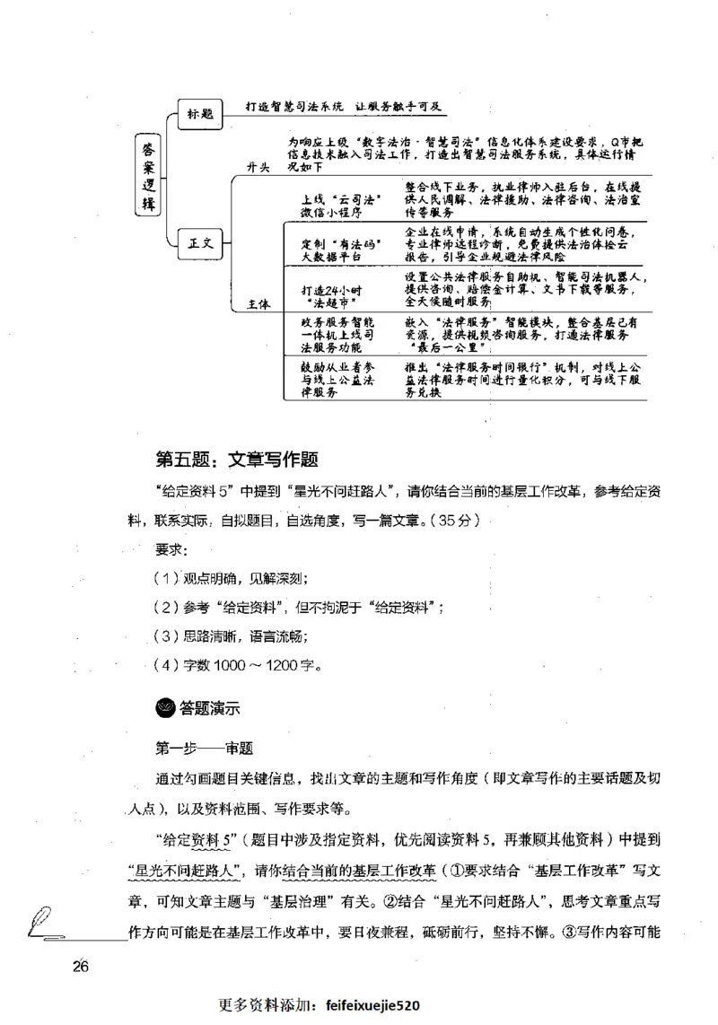 15申论极致模考（国考卷）解析_PDF密码解除_26吉林考备考资料包_11省考刷题包_20国考极致模考