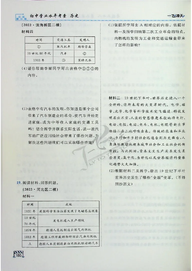 2025《一飞冲天-中考专项》历史_《一飞冲天-中考专项》2026版_一飞冲天-中考专项（2025版）