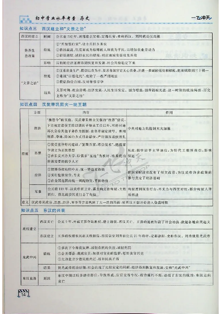 2025《一飞冲天-中考专项》历史_《一飞冲天-中考专项》2026版_一飞冲天-中考专项（2025版）
