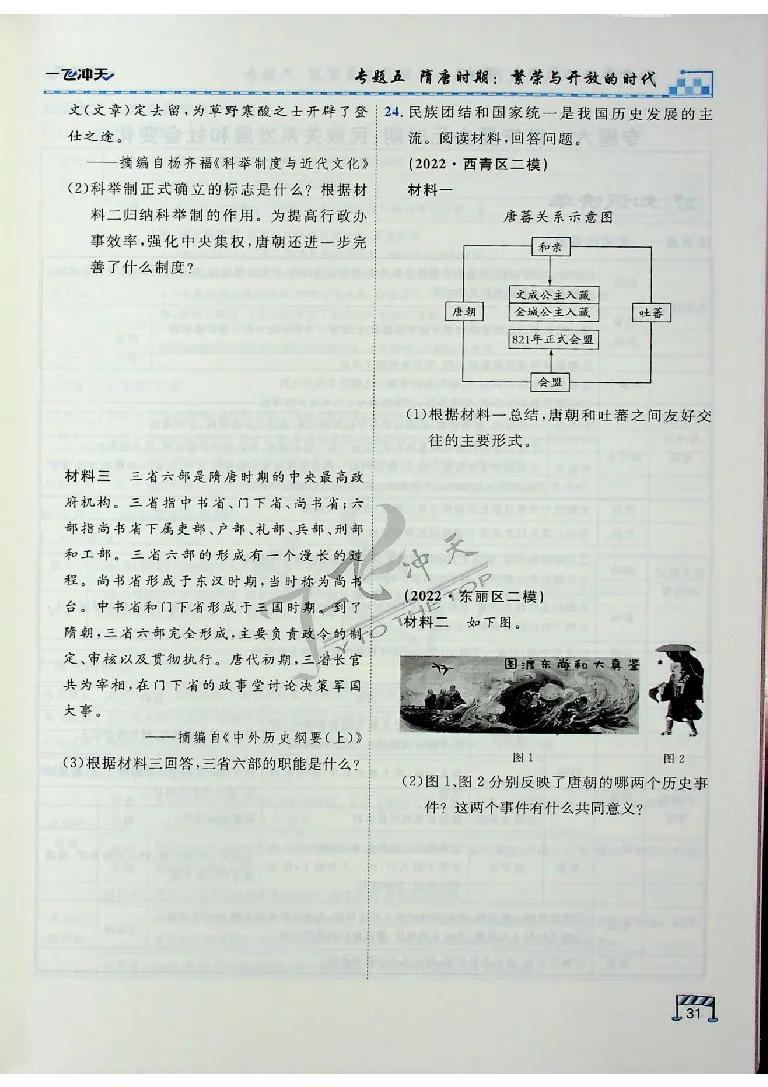 2025《一飞冲天-中考专项》历史_《一飞冲天-中考专项》2026版_一飞冲天-中考专项（2025版）