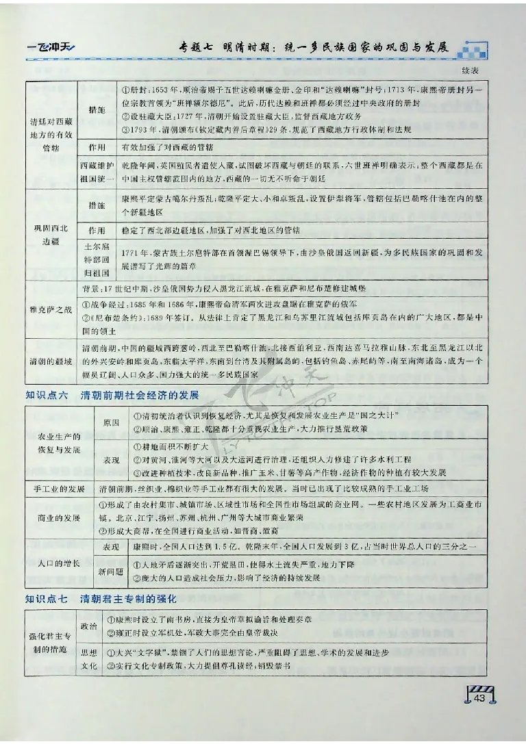 2025《一飞冲天-中考专项》历史_《一飞冲天-中考专项》2026版_一飞冲天-中考专项（2025版）