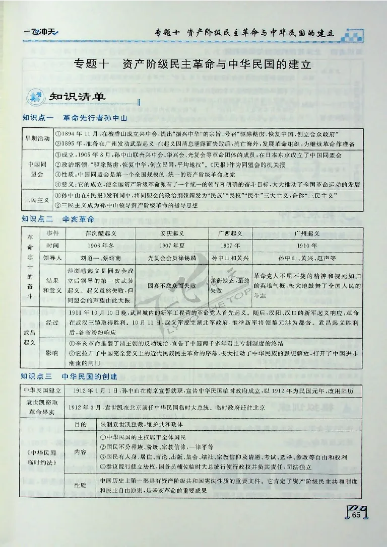 2025《一飞冲天-中考专项》历史_《一飞冲天-中考专项》2026版_一飞冲天-中考专项（2025版）
