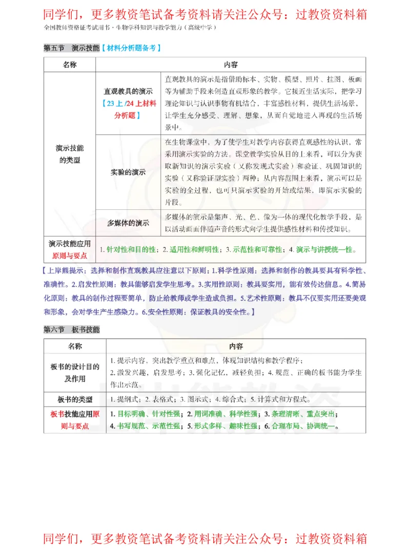 高中生物-教学论_教资_初高中2026教资_26上资料（持续更新）_高中科三_高中科目三资料包合集②_高中生物