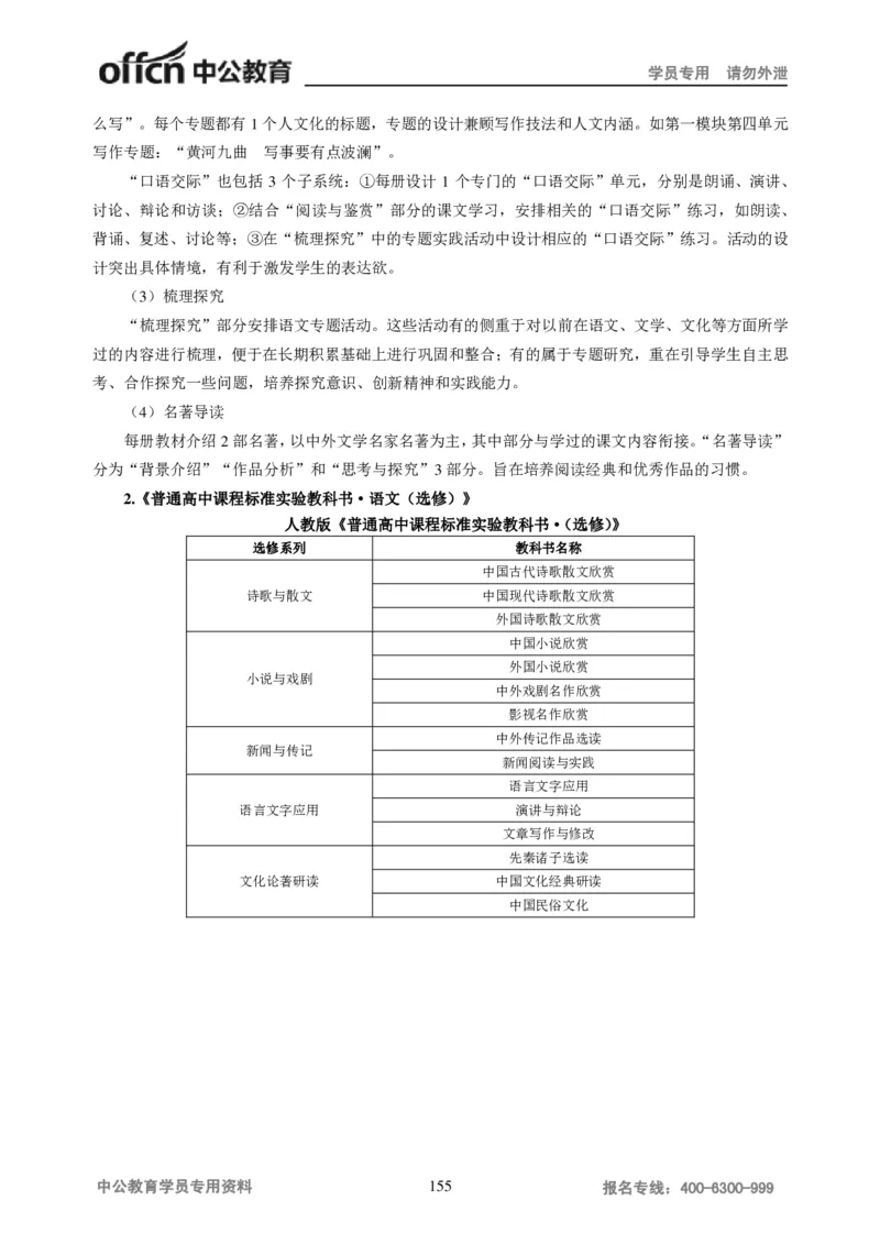学科知识与教学能力-高中语文讲义257页_教资_33教资笔试历年真题汇总（科一+科二+科三）_科三真题_02高中科三各科电子资料包合集_语文（资料文档）_高中语文