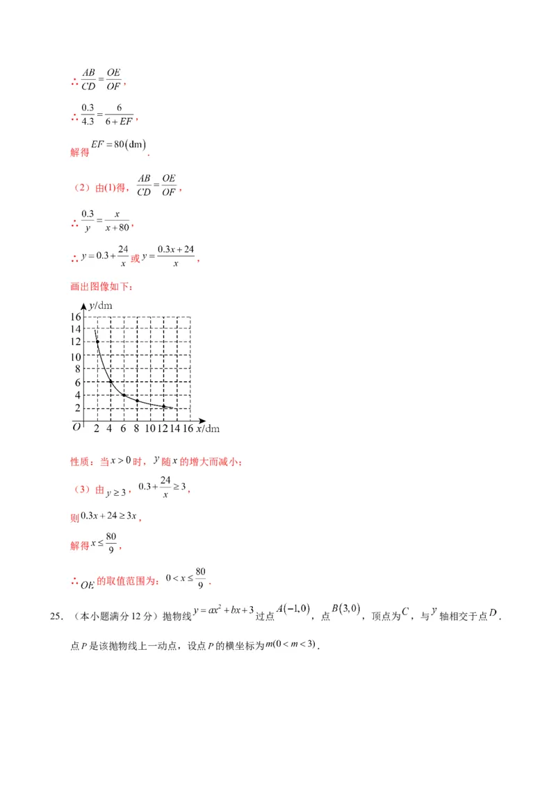 数学（山东济南卷）（全解全析）_2数学总复习_赠送：2024中考模拟题数学_三模（42套）_数学（山东济南卷）