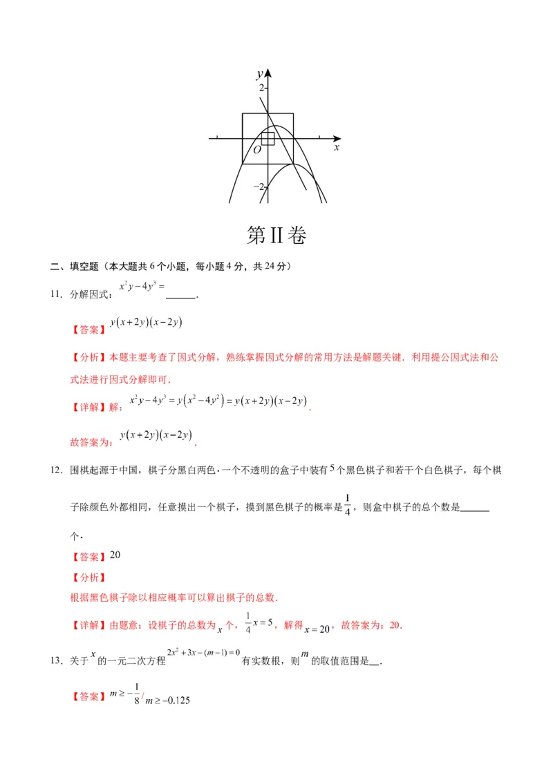 数学（山东济南卷）（全解全析）_2数学总复习_赠送：2024中考模拟题数学_三模（42套）_数学（山东济南卷）