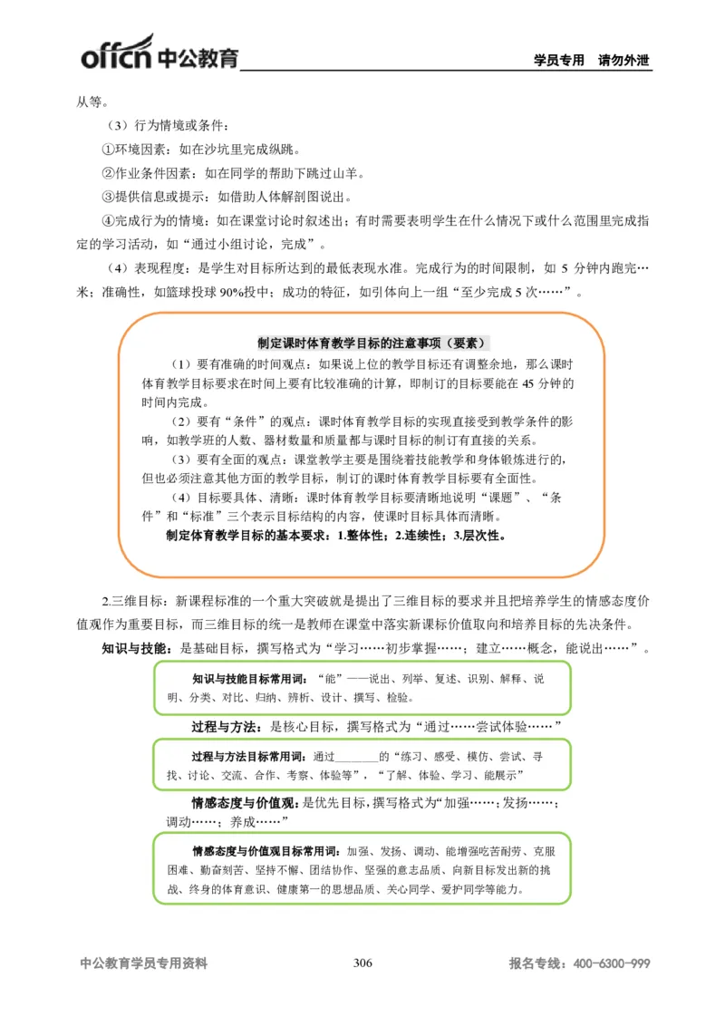 学科知识与教学能力-高中体育讲义313页_教资_33教资笔试历年真题汇总（科一+科二+科三）_科三真题_02高中科三各科电子资料包合集_体育（资料文档）_高中体育