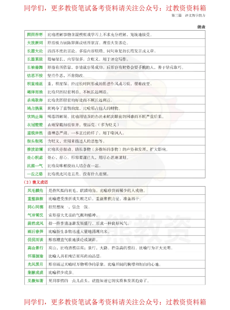 初中语文-重点易混背诵资料_教资_初高中2026教资_26上资料（持续更新）_初中科三_初中科目三资料合集①_初中语文