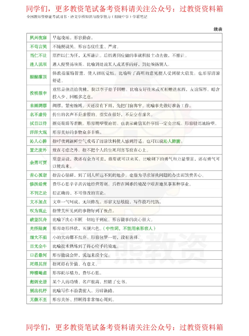 初中语文-重点易混背诵资料_教资_初高中2026教资_26上资料（持续更新）_初中科三_初中科目三资料合集①_初中语文