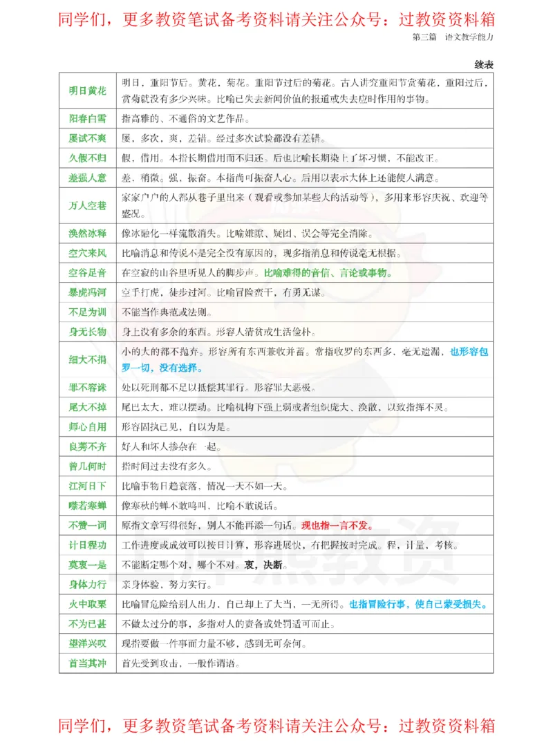 初中语文-重点易混背诵资料_教资_初高中2026教资_26上资料（持续更新）_初中科三_初中科目三资料合集①_初中语文