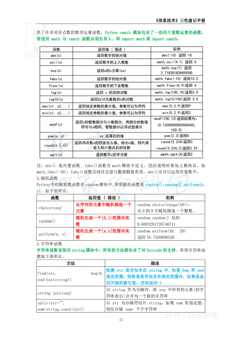 高中信息技术王炸秘籍10_教资_初高中2026教资_25下教师资格证_科三高中各科资料汇总_井书&middot;独家资料包高中各科资料汇总_井书&middot;独家资料包（高中）信息技术