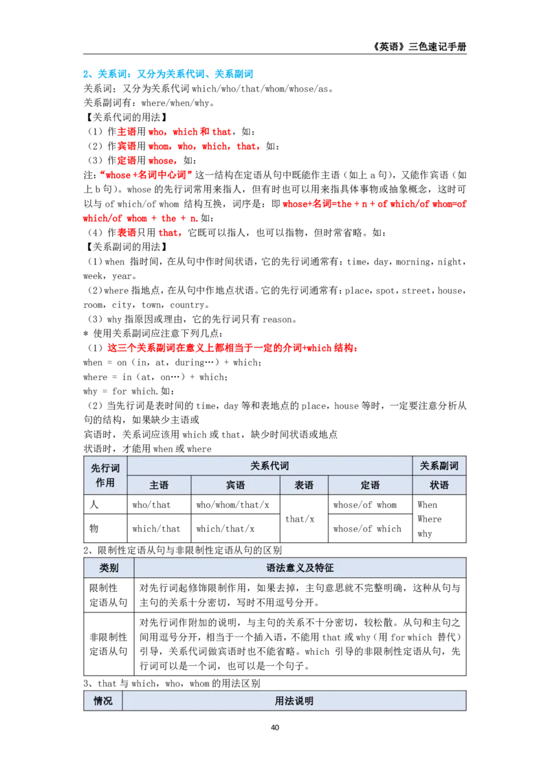 教师资格《（高中）英语》三色速记手册_教资_33教资笔试历年真题汇总（科一+科二+科三）_科三真题_02高中科三各科电子资料包合集_英语（资料文档）_高中英语