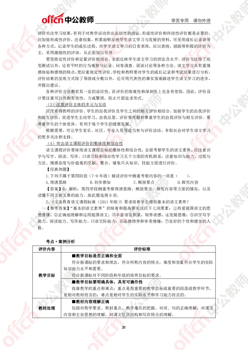 语文知识点汇编_教资_33教资笔试历年真题汇总（科一+科二+科三）_科三真题_02初中科三各科电子资料包合集_语文（资料文档）_初中语文_02科三思维导图与知识汇编