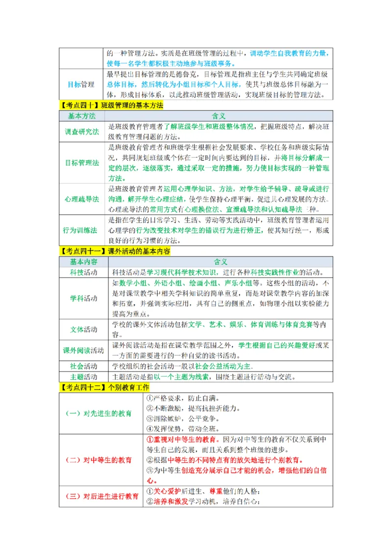 教师资格《中学教育知识与能力》三色速记手册_扫描版_教资_2026上半年中学教资笔试（更新中）_00教资笔试三色速记手册