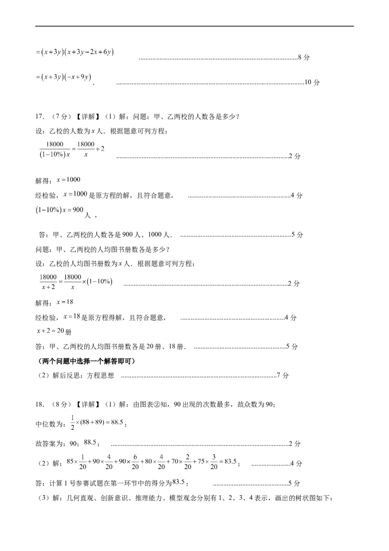 数学（山西卷）（参考答案）_2数学总复习_赠送：2024中考模拟题数学_三模（42套）_数学（山西卷）
