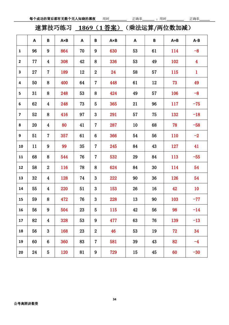 新速算1863-1872(答案版)_2026考公资料_（06）高照_高照资料分析速算_速算高照抖音速算直播课➕微（xq0615w）进交流群实时更新_速算每日打卡题