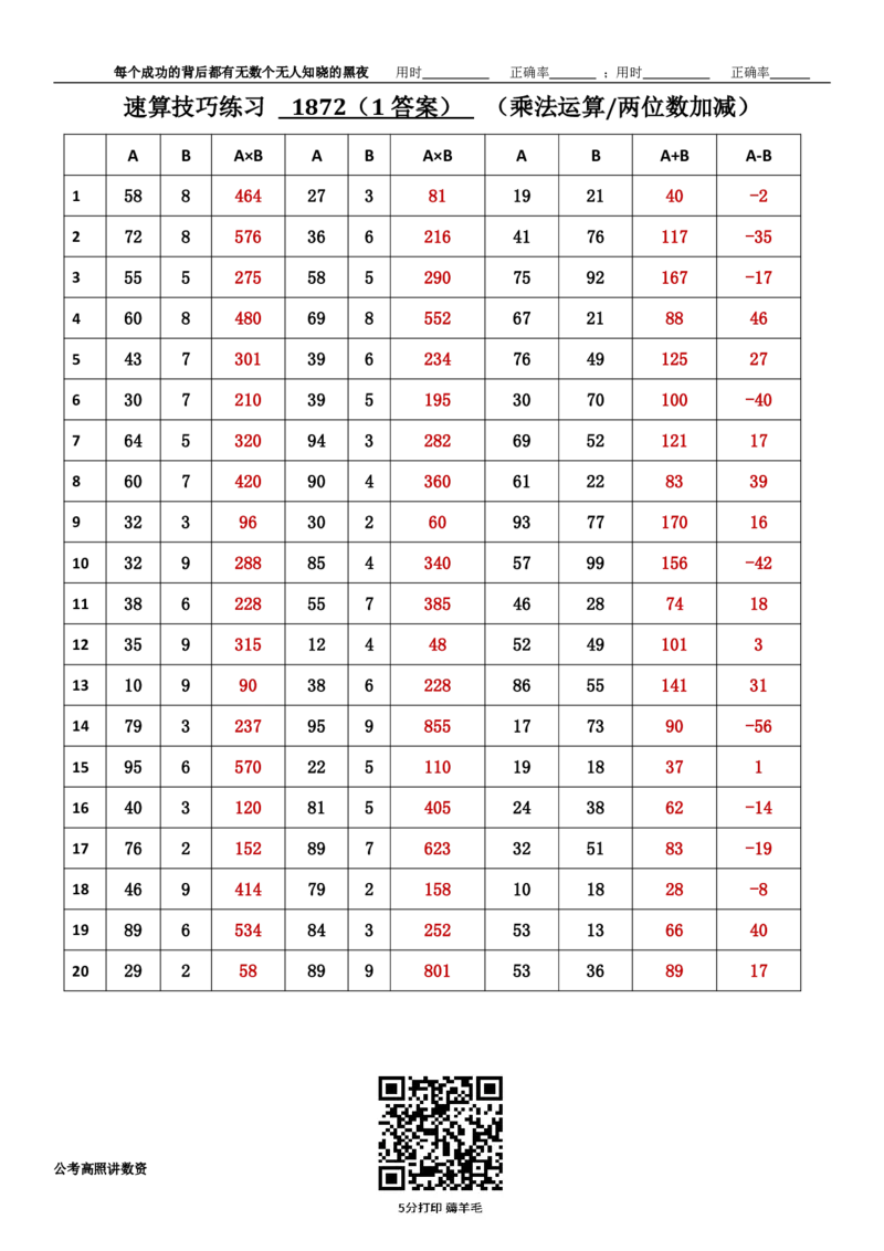 新速算1863-1872(答案版)_2026考公资料_（06）高照_高照资料分析速算_速算高照抖音速算直播课➕微（xq0615w）进交流群实时更新_速算每日打卡题