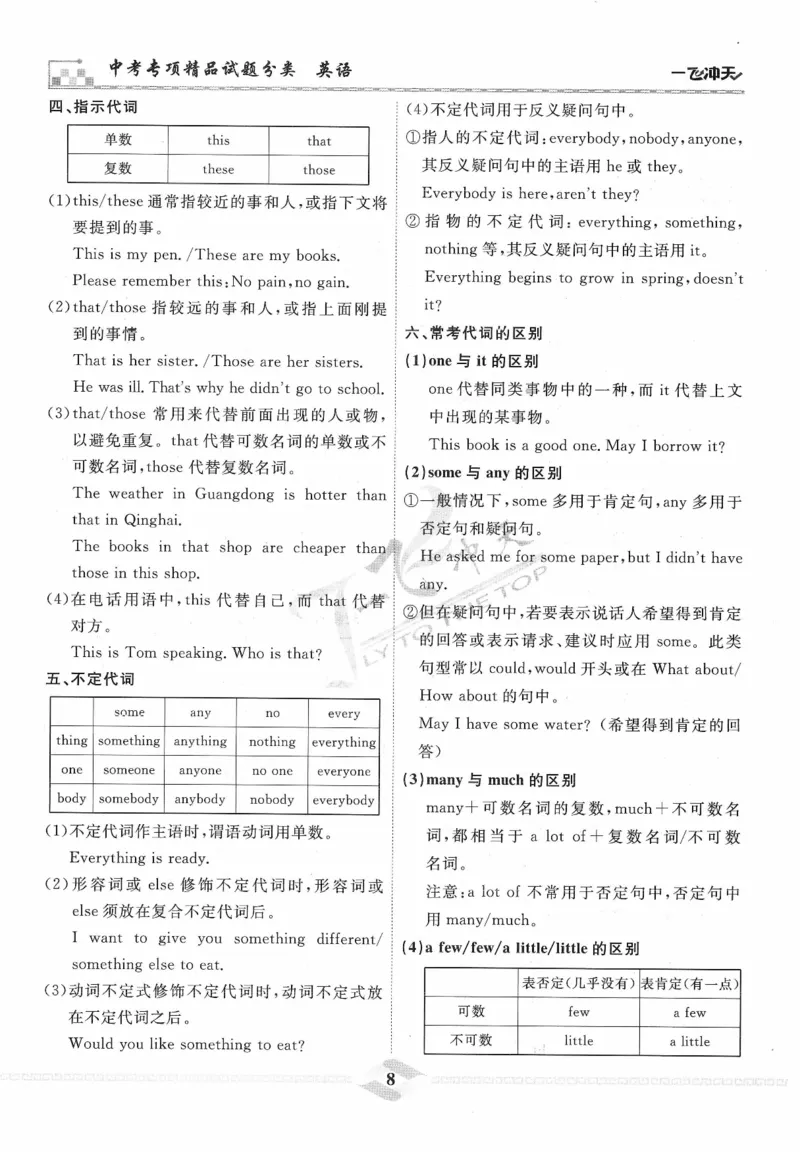 一飞冲天-中考专项精品试题分类-英语_《一飞冲天-中考专项》2026版_一飞冲天-中考专项精品试题分类（2024版）