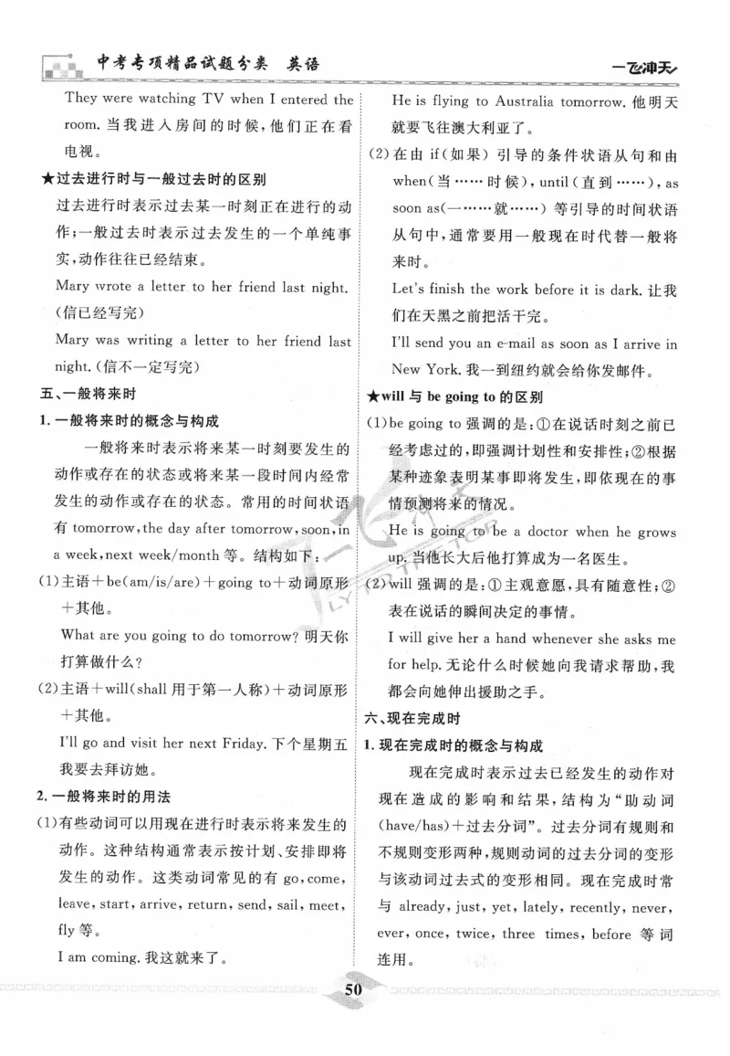 一飞冲天-中考专项精品试题分类-英语_《一飞冲天-中考专项》2026版_一飞冲天-中考专项精品试题分类（2024版）