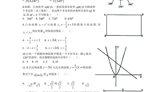 2010年山东省潍坊市中考数学试题及答案_中考真题_2.数学中考真题2015-2024年_地区卷_山东省_山东潍坊中考数学08-22