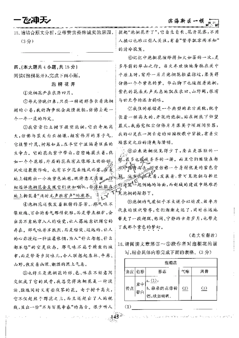 2025《一飞冲天-中考模拟试题汇编》语文_《一飞冲天-中考专项》2026版_一飞冲天-中考模拟试题汇编（2025版）