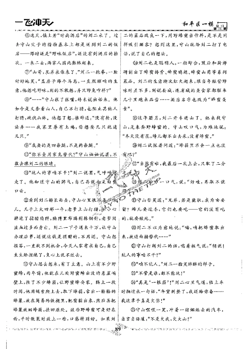 2025《一飞冲天-中考模拟试题汇编》语文_《一飞冲天-中考专项》2026版_一飞冲天-中考模拟试题汇编（2025版）