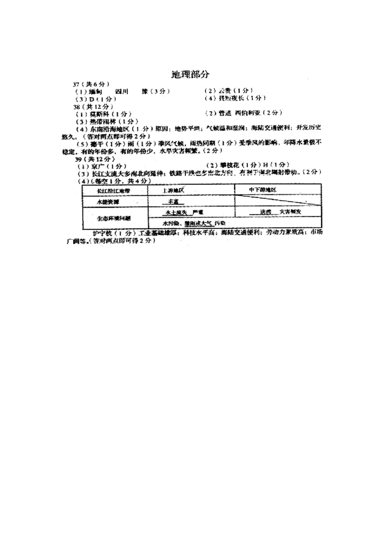 2010年临沂市中考地理试题及答案_中考真题_9.地理中考真题2015-2024年_地区卷_山东省_临沂地理08-22