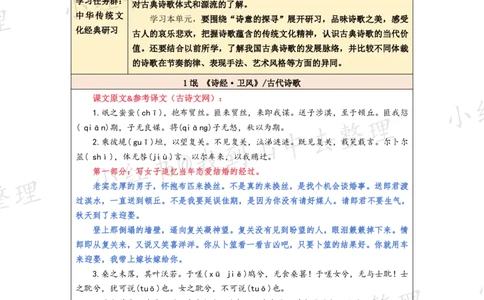 160页新版选择性必修下册课文梳理@我到山中去_4-教培资料-26年最新资料-同步更新_初中高中教资_03科三专项（进去保存报考的学科即可）_12小某书热门博主（高中语文）