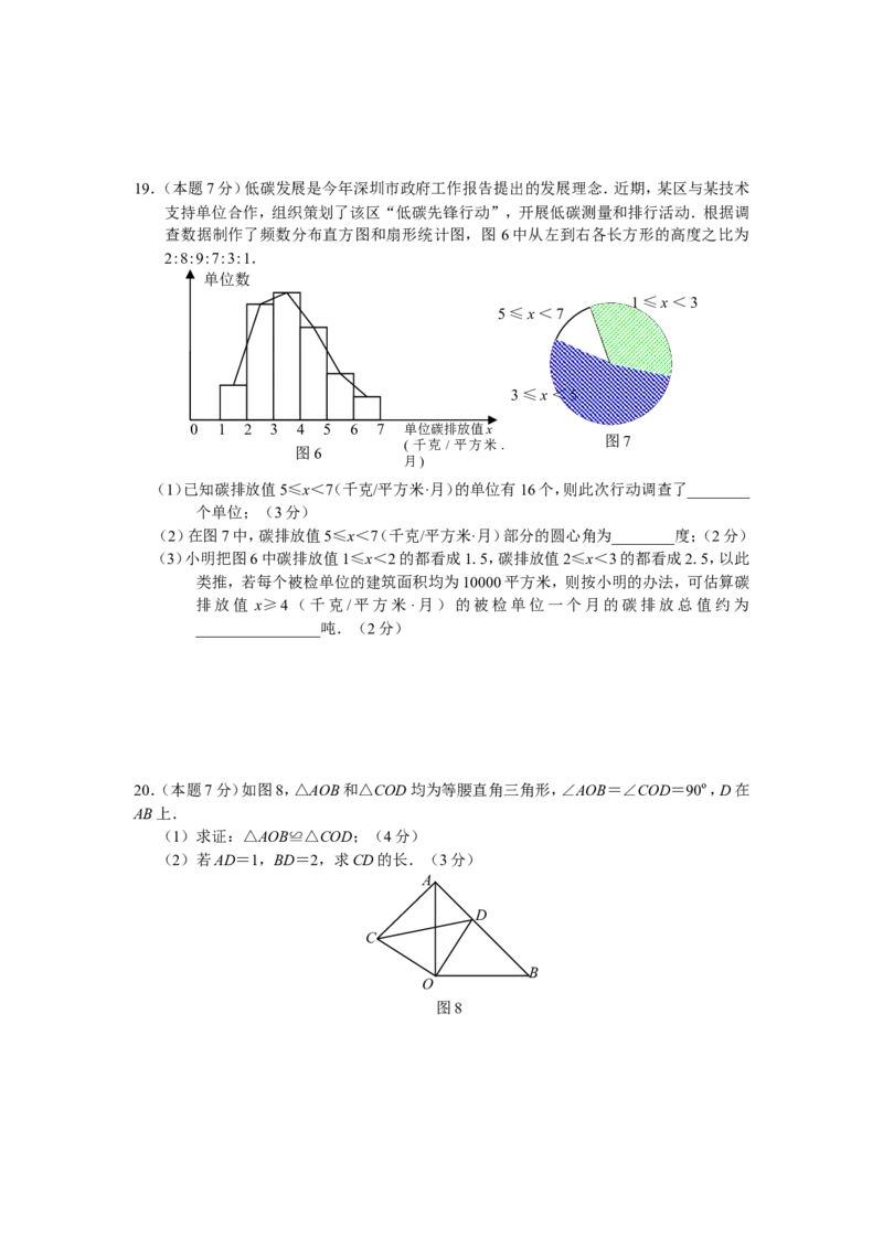 2010年深圳市中考数学试题及答案_中考真题_2.数学中考真题2015-2024年_地区卷_广东省_广东深圳中考数学2008---2022年