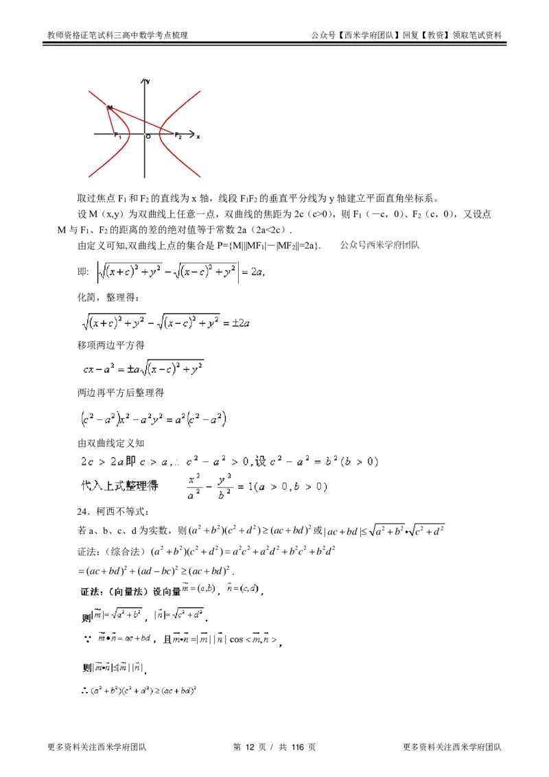 高中数学-考点梳理3_教资_25下资料合集二_25下最新科三知识点汇编+思维导图-高中_08.数学_04.考点梳理