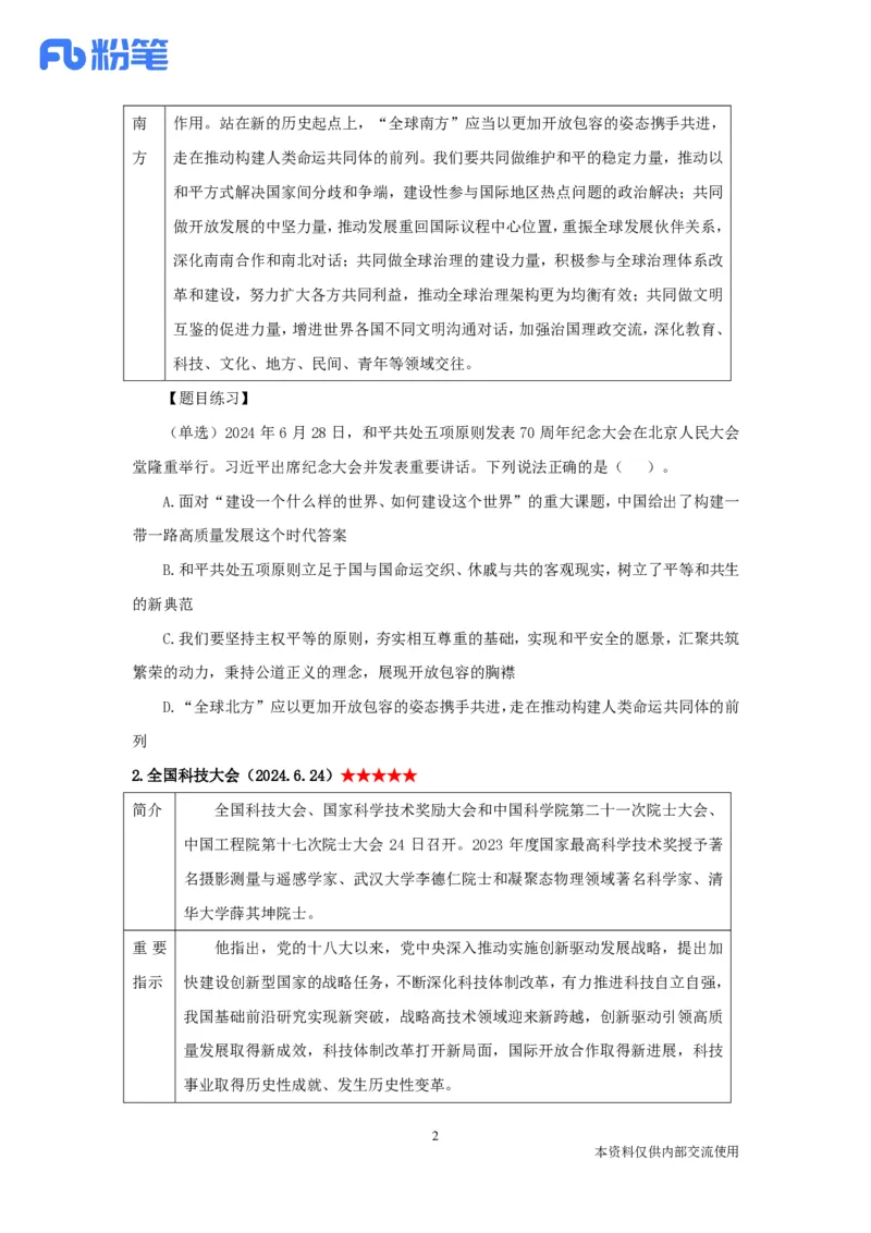 2024时政热点：6月串讲公众号：上岸的资料_2026考公资料_（10）粉笔_2025粉笔国考省考980（课＋笔记）_粉笔980（25多省）_1、粉笔时政_1、2024粉笔每月时政精讲FB