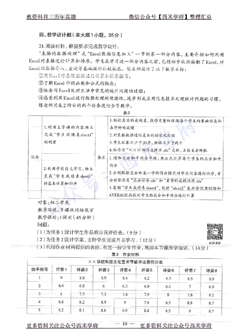 16年上-19年下-初中信息技术-真题及答案解析_4-教培资料-26年最新资料-同步更新_初中高中教资_03科三专项（进去保存报考的学科即可）_初中_初中信息技术通关资料包