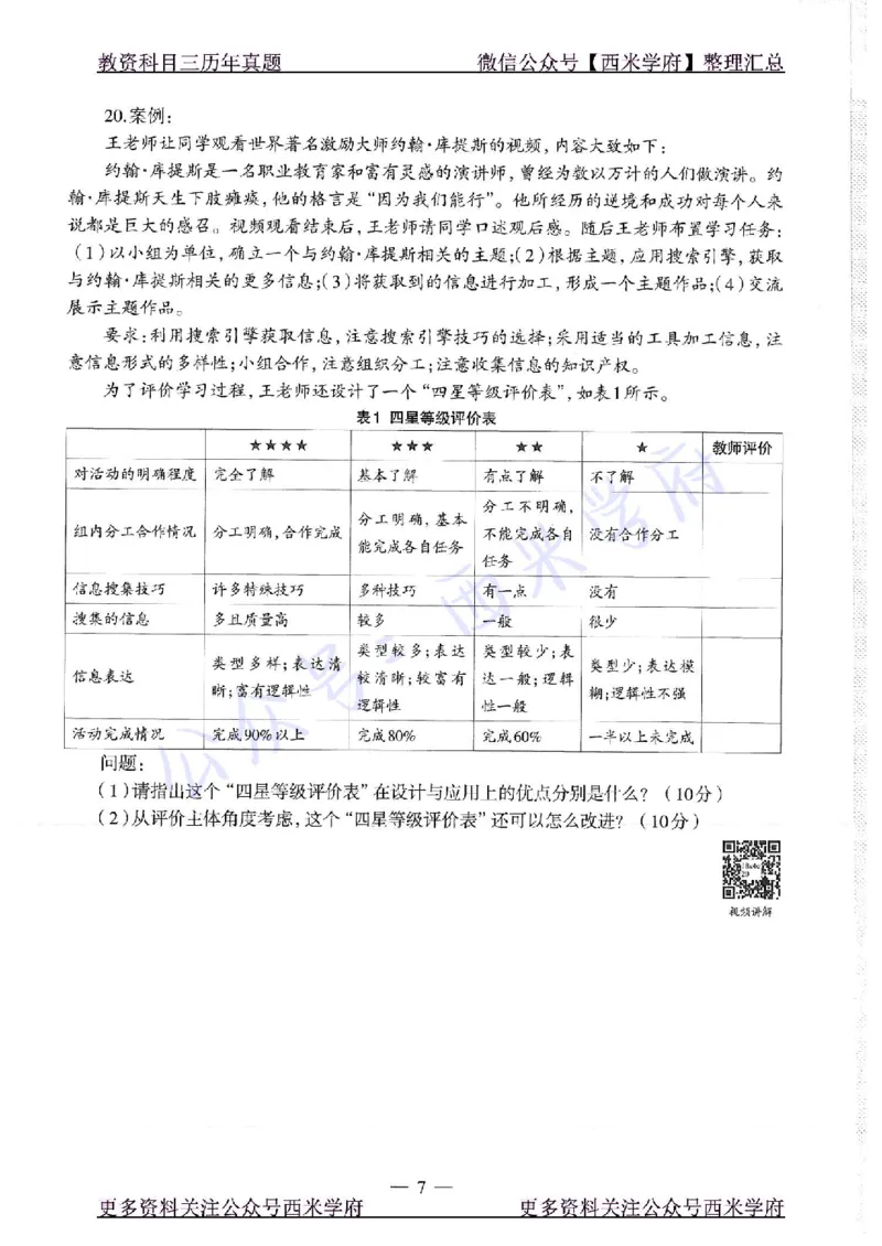 16年上-19年下-初中信息技术-真题及答案解析_4-教培资料-26年最新资料-同步更新_初中高中教资_03科三专项（进去保存报考的学科即可）_初中_初中信息技术通关资料包