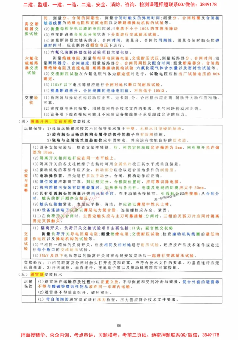 2025年一建机电封神笔记（可搜索）_1_2026年一级建造师_2026年一建机电_2025年一建机电SVIP_01-精华文档✿电子教材✿历年真题_47-机电《封神笔记》SMR