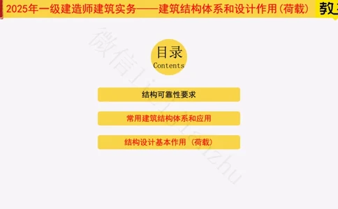 08-常用建筑结构体系与荷载_2026年一级建造师_2026年一建建筑_2025年一建建筑SVIP_02-基础精讲✿高端面授✿深度强化_08-建筑《超级精讲班》栗子XJ_25精讲讲义