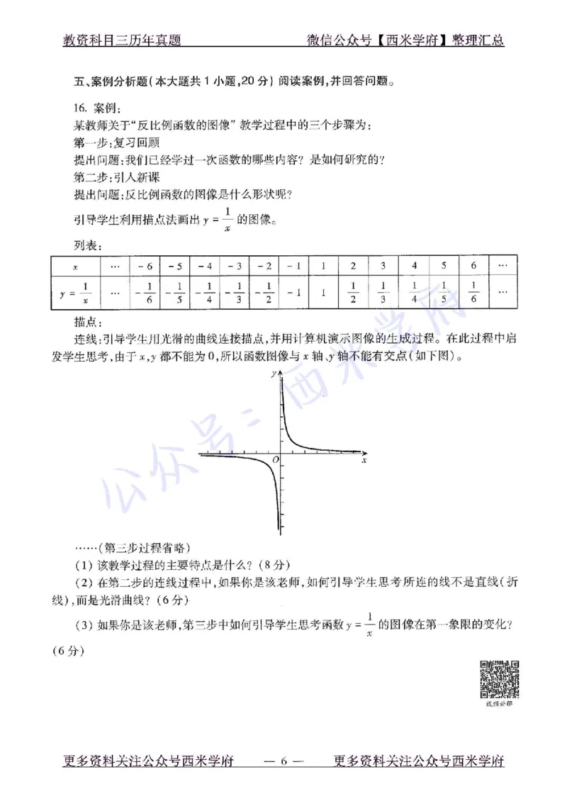 15年下-初中数学-真题及答案解析_4-教培资料-26年最新资料-同步更新_初中高中教资_03科三专项（进去保存报考的学科即可）_01科目三FB网课、三色速记手册、知识点导图等推荐