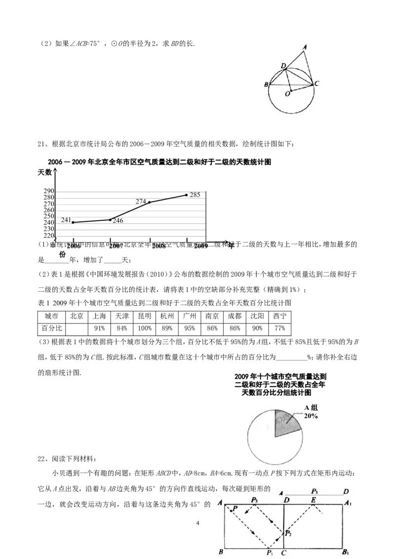 2010年北京市中考数学试题与答案_中考真题_2.数学中考真题2015-2024年_地区卷_北京中考数学05-23