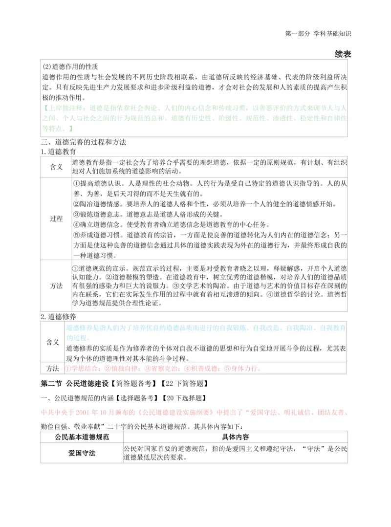 初中道法-学霸笔记学霸笔记_教资_初高中2026教资_26上资料（持续更新）_初中科三_初中科目三资料合集①_初中道法
