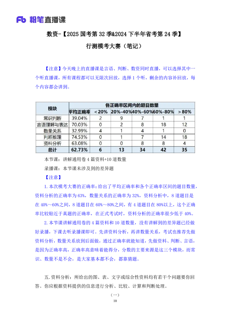 2024.09.01+数资-2025国考第32季&2024下半年省考第24季行测模考大赛+张磊（讲义+笔记）（9元课：模考大赛解析课）_2026考公资料_（10）粉笔_2025粉笔国考省考980（课＋笔记）