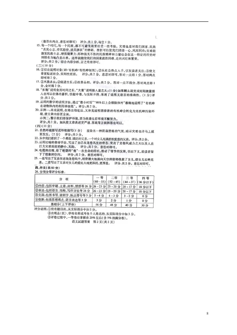 2013年滨州中考语文试题及答案_中考真题_1.语文中考真题2015-2024年_地区卷_山东省_山东滨州语文10-22