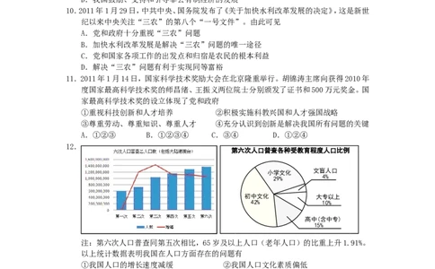2011年江苏省盐城市中考政治试题及答案_中考真题_7.政治中考真题2015-2024年_地区卷_江苏省_盐城政治08-20